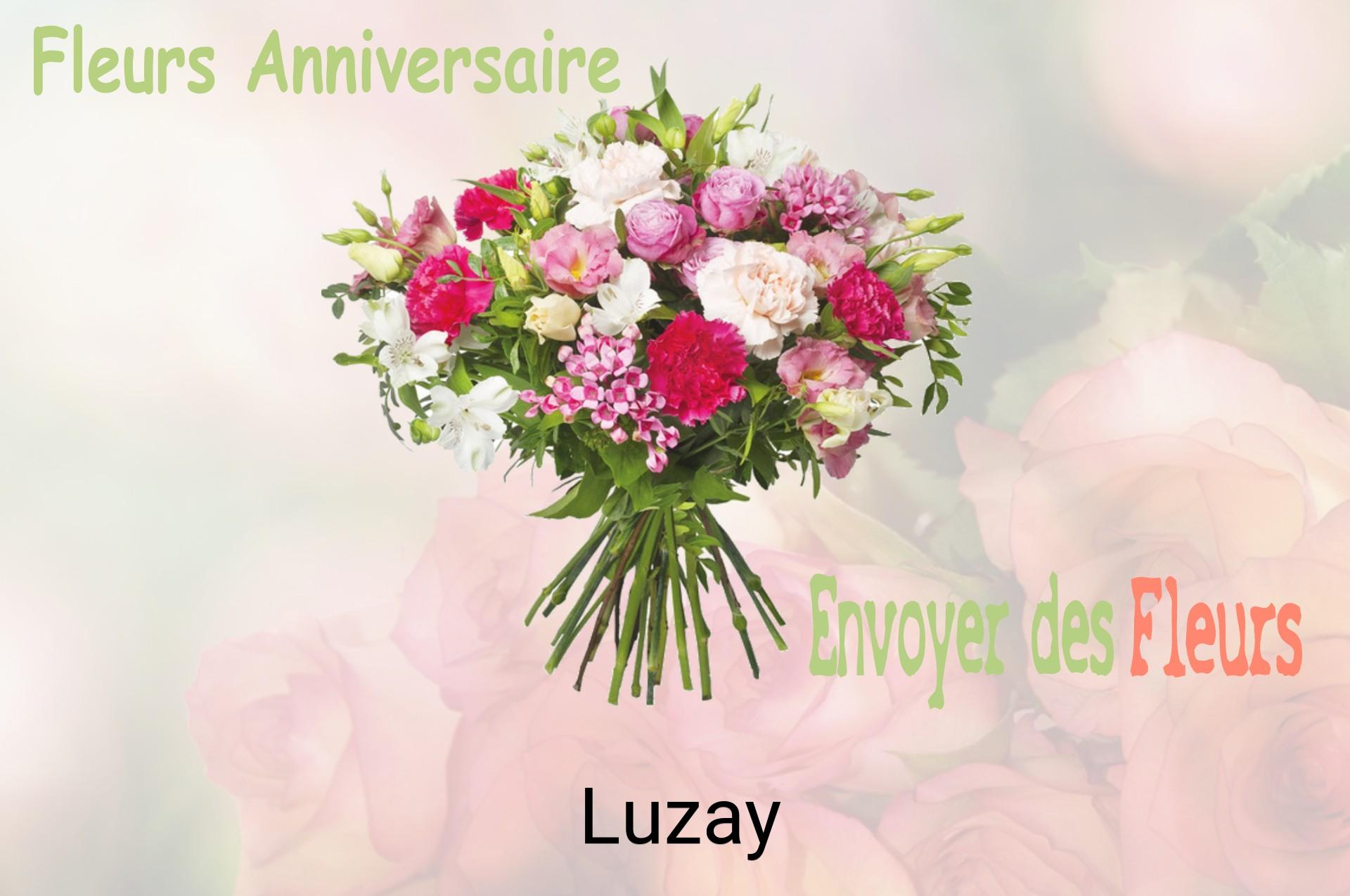 Bouquet de fleurs d’anniversaire livré à Luzay